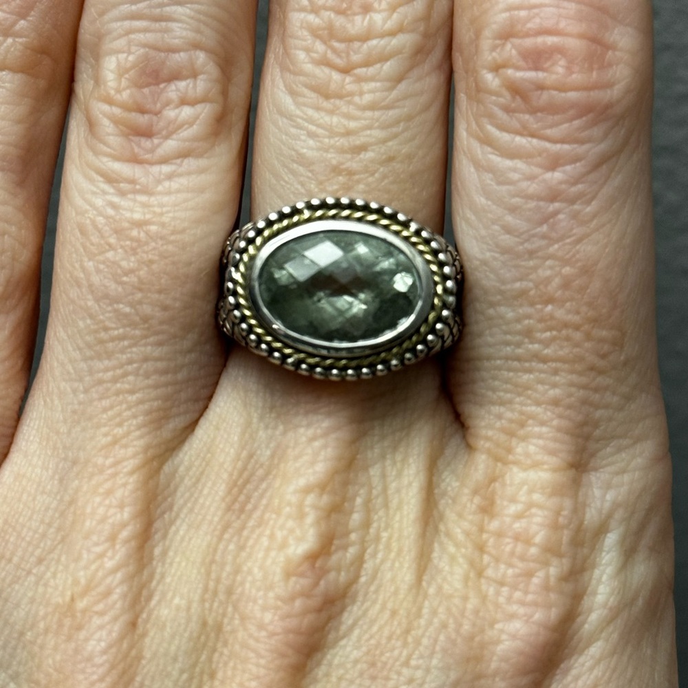 Andrea Candela Topaz Cable Ring